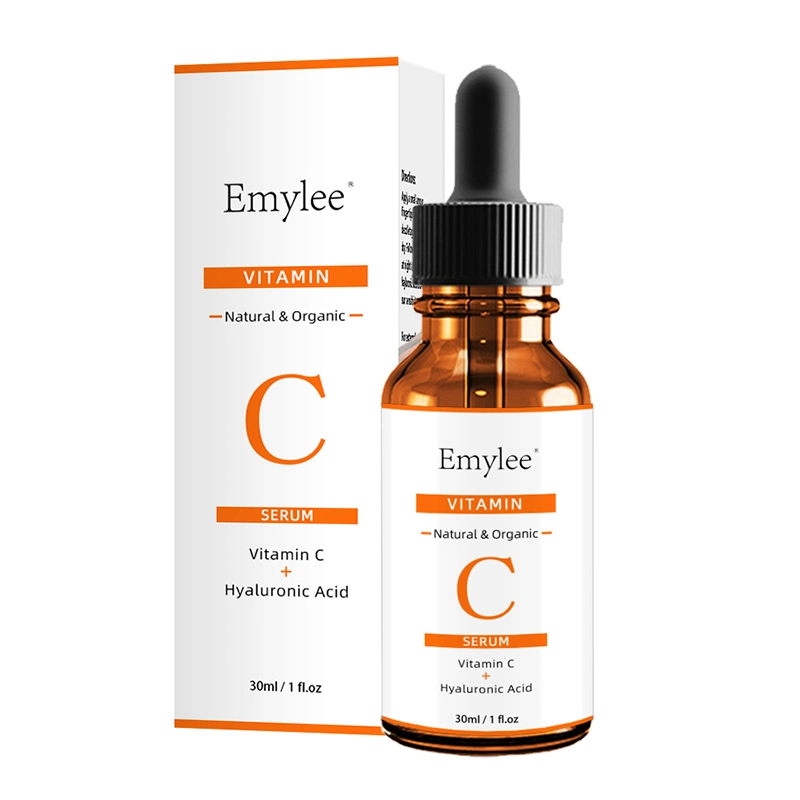 Facial Skin Care Essence Vit C Brightening Serum with Hyaluronic Acid Face 20% Vitamin C Serum