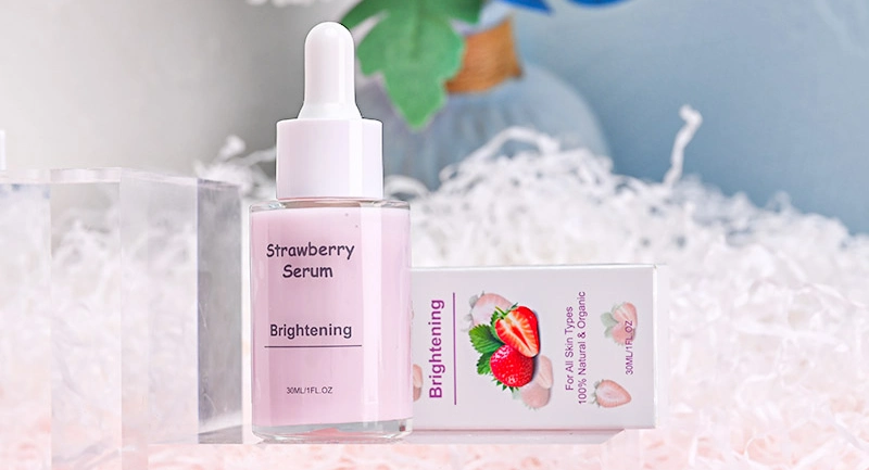 Aixin Organic Fruits Serum Skin Care Vitamin C Brightening Strawberry Face Milk Serum