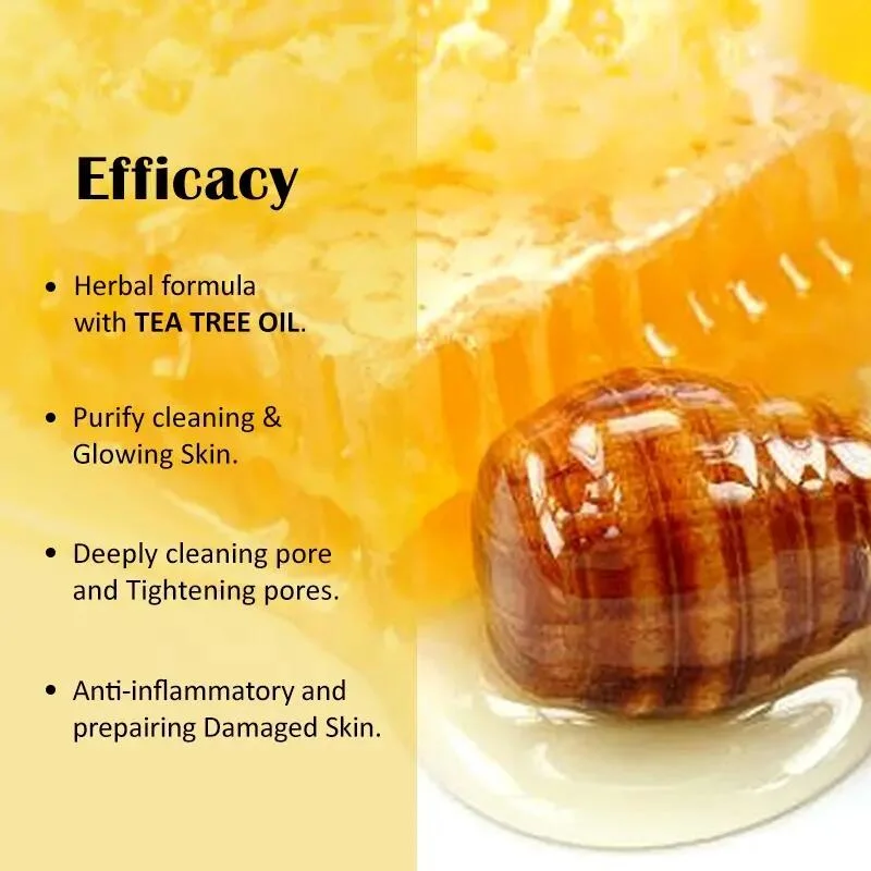 Professional Care Honey and Vitamin E Makeup Remover Facial Foaming Cleanser with Brush