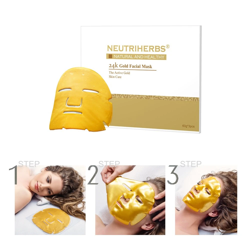 Private Label Anti Wrinkle Moisturiizng Firming Face Gold Peel off Mask