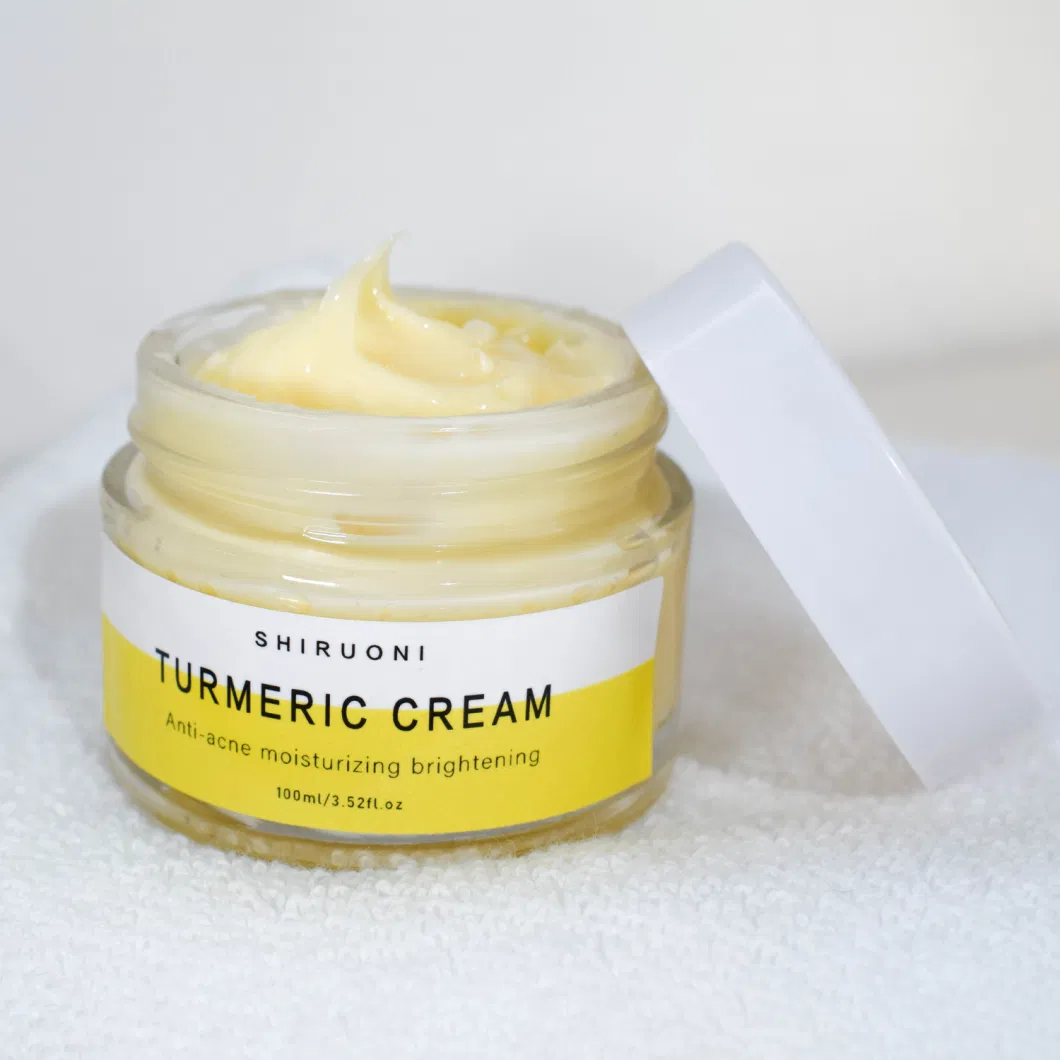 Men&prime;s Skin Care Products Turmeric Powder Whitening Brightening Face Care Cream Serum