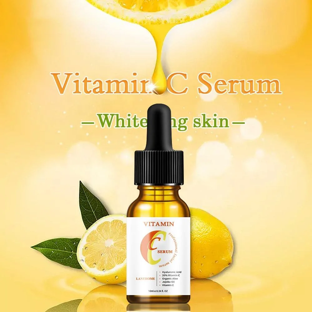 Organic Acne Collagen Anti Aging Cell Serum Face Serum Moisturizing Skin Brightening Topical Facial Serum with Hyaluronic Acid Vitamin C Serum for Skin Care
