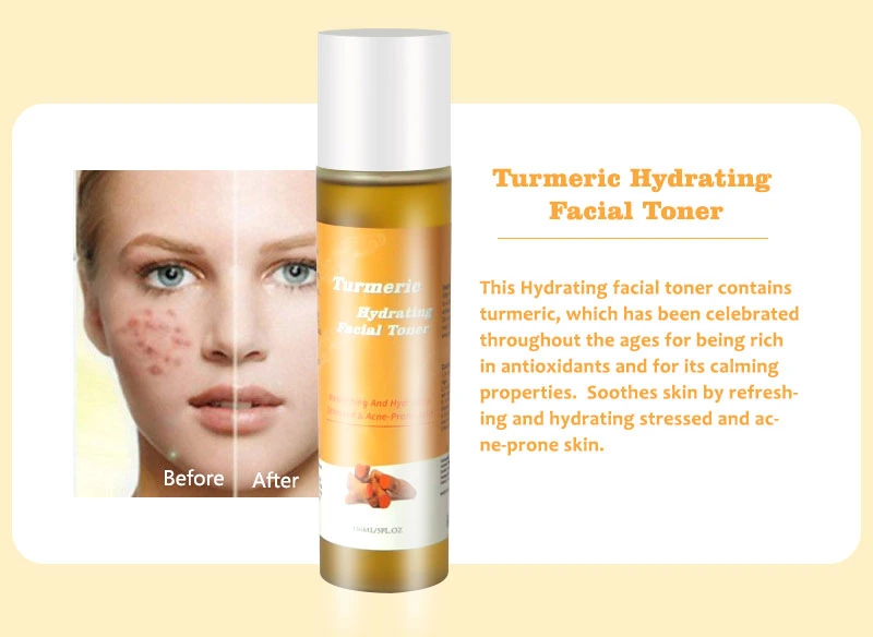 Beauty Cosmetics Skin Care Soothes Skin Turmeric Hydrating Facial Toner