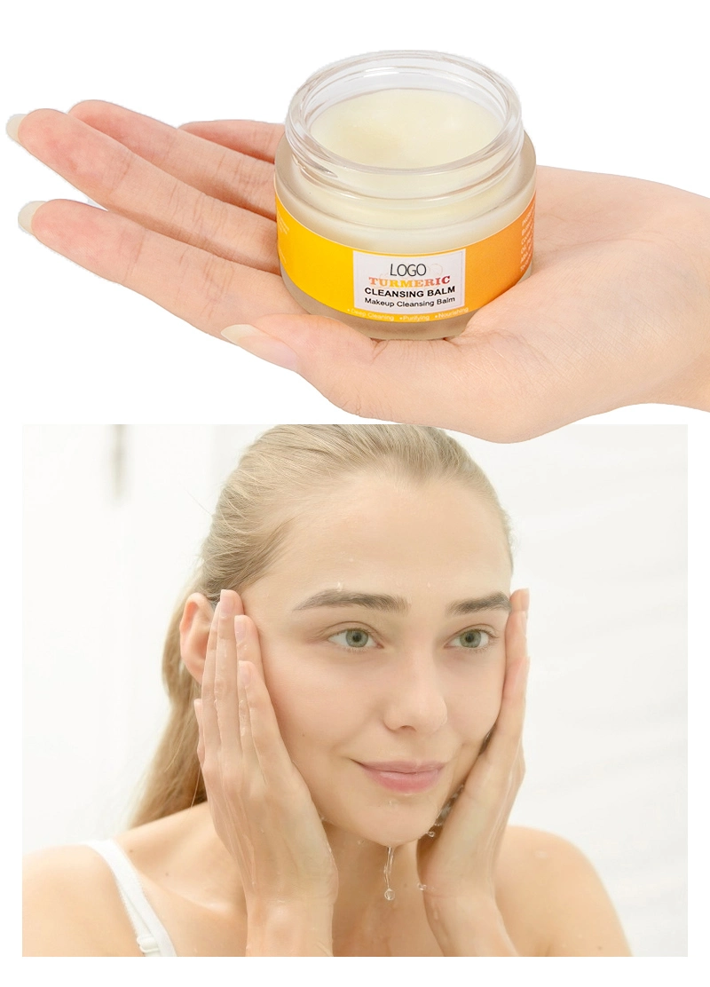 Free Makeup Turmeric and Honey Face Wash Anti-Acne Facial Cleansing Balm
