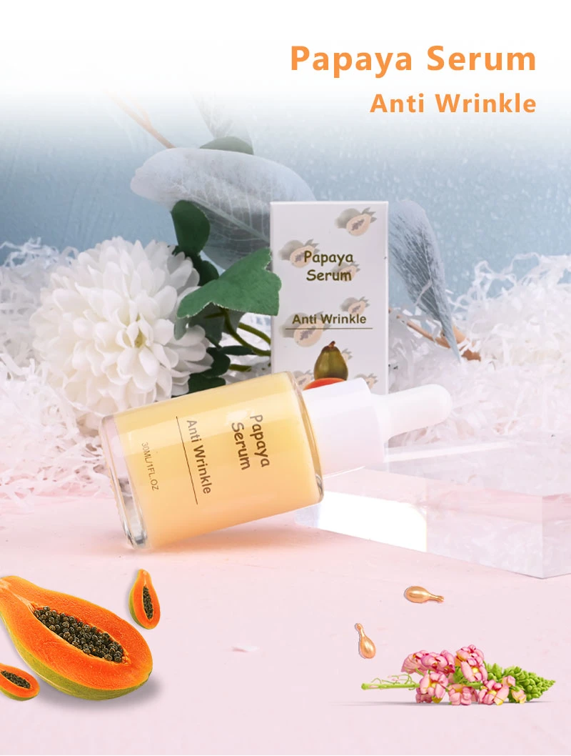 Beauty Cosmetics Skin Care Moisturizing Anti Wrinkle Face Care Papaya Face Milk Serum