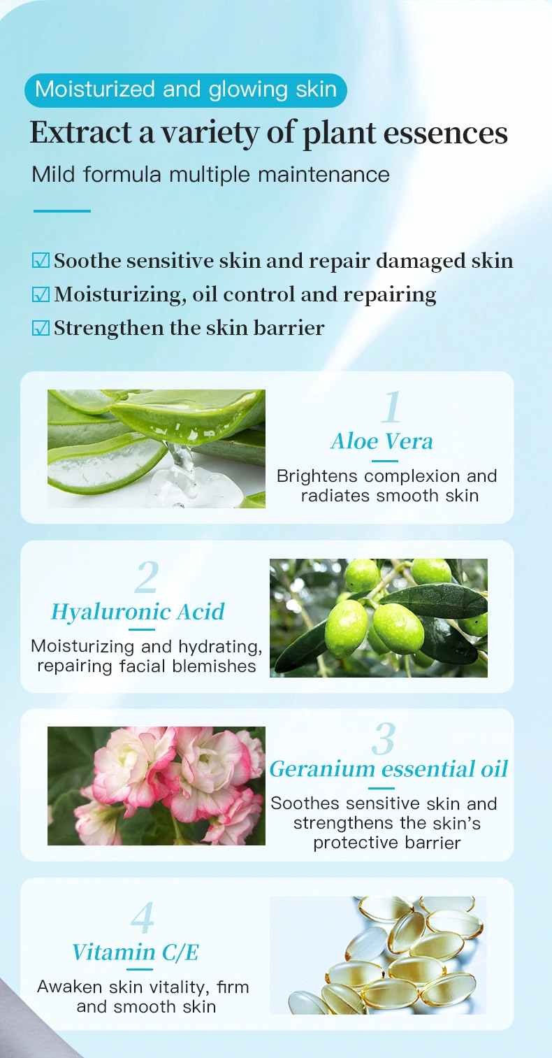 Anti UV Vitamin C Face Moisturizer Anti-Aging Hyaluronic Acid Facial Essence