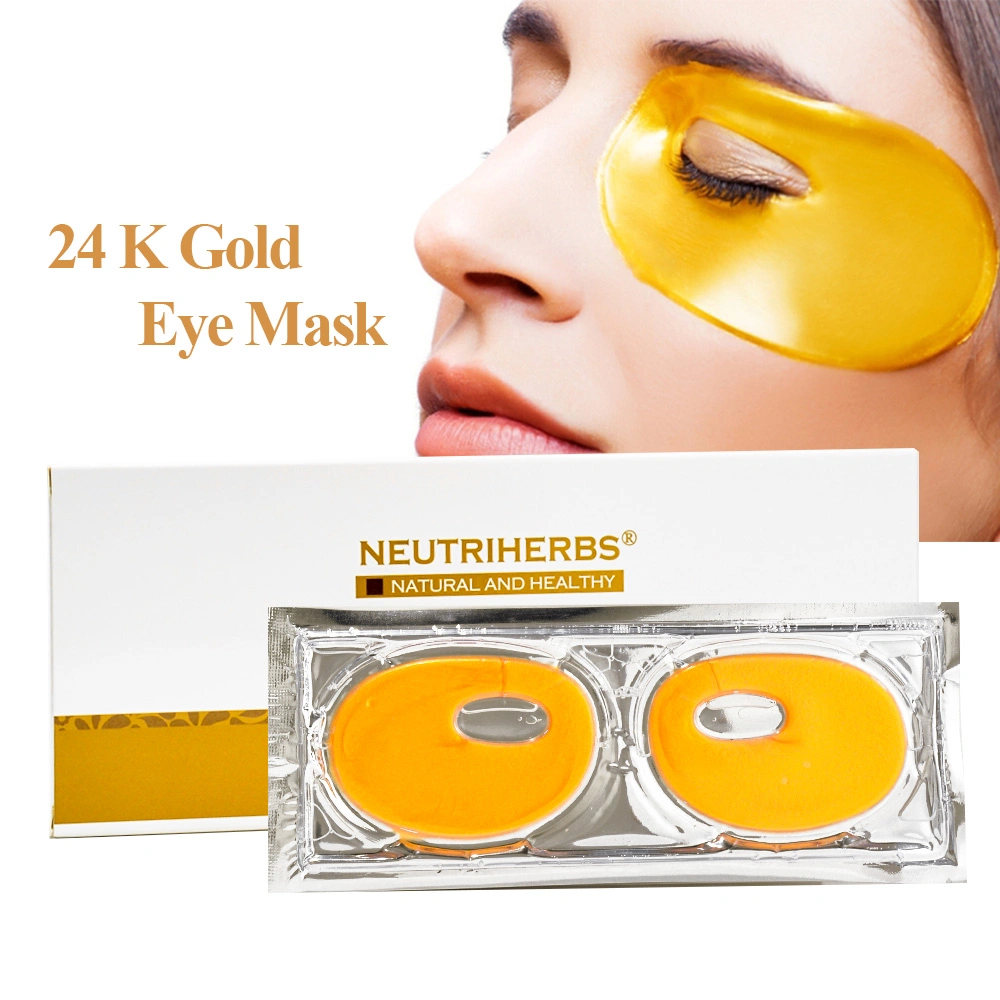 Natural Moisturizing Skin Hydrating Remove Dark Circles 24K Gold Gel Eye Mask