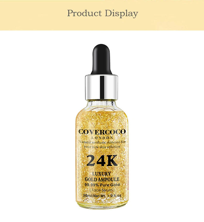 Best Quality Anti-Aging Lightening Whitening 24K Gold Serum