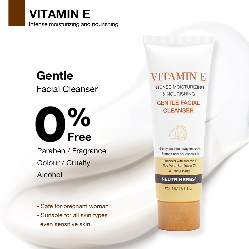Top Selling Skincare Products Best Cleanser for Health Complexion Oily Skin Gentle Vitamin E Cleanser