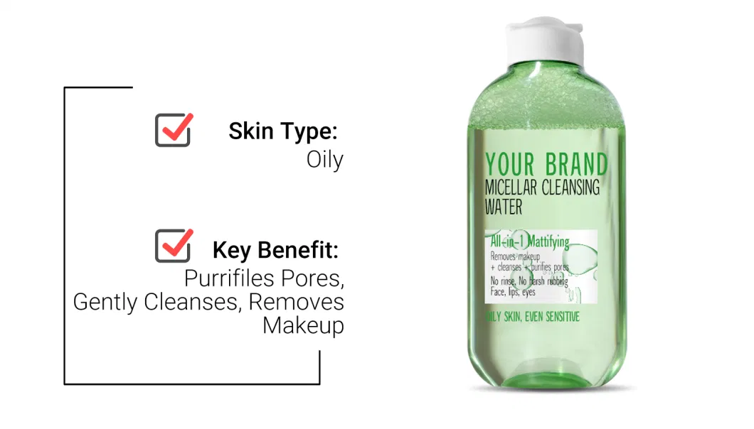 Mild Makeup Remover Deep Cleaning Micellar Cleansing Water