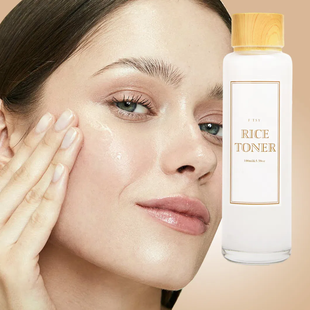 Natural Brightening Anti Wrinkles Rice Toner Niacinamide Soothing Rice Extract Face Toner