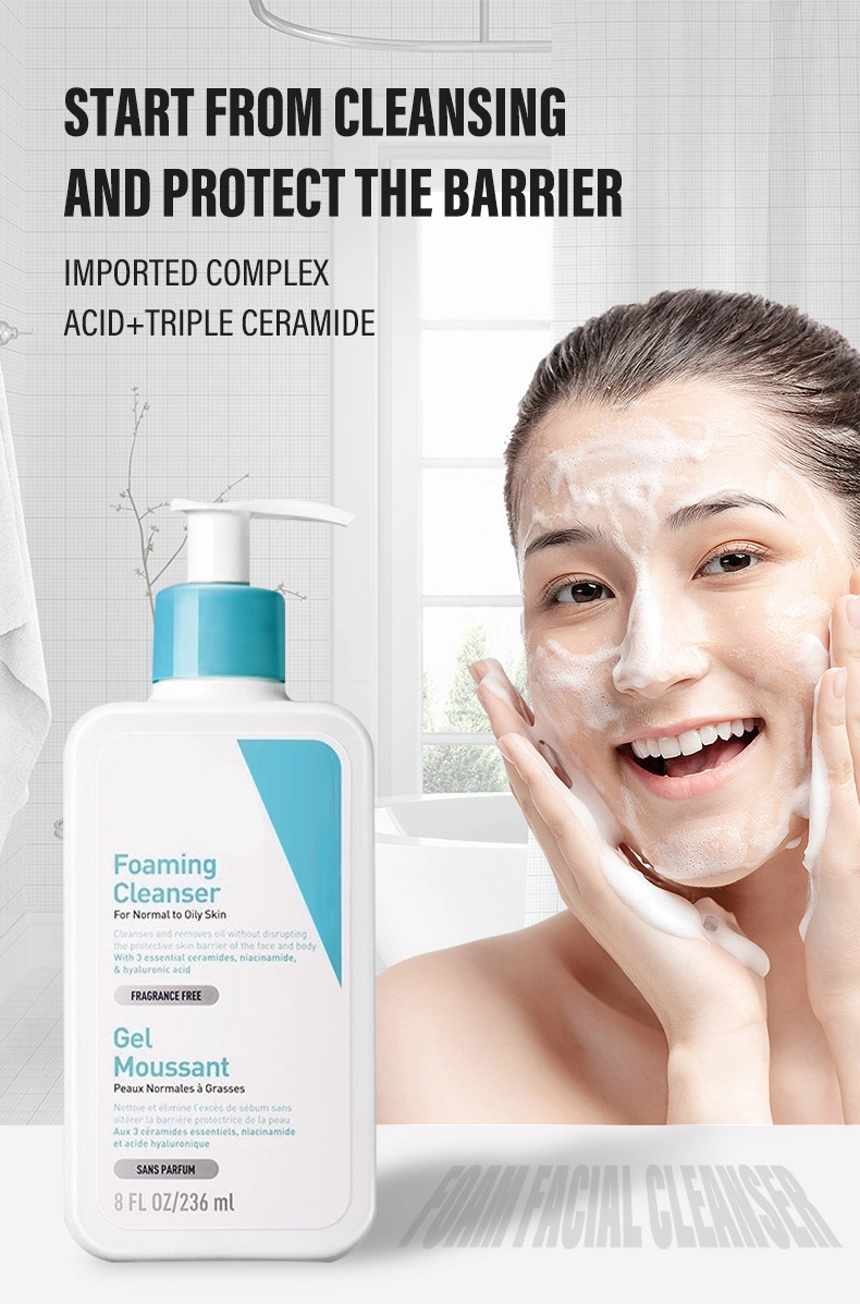 Cross-Border Hot Amino Acid Foam Facial Cleanser Nourishes Moisturizing Foam Facial Cleanser