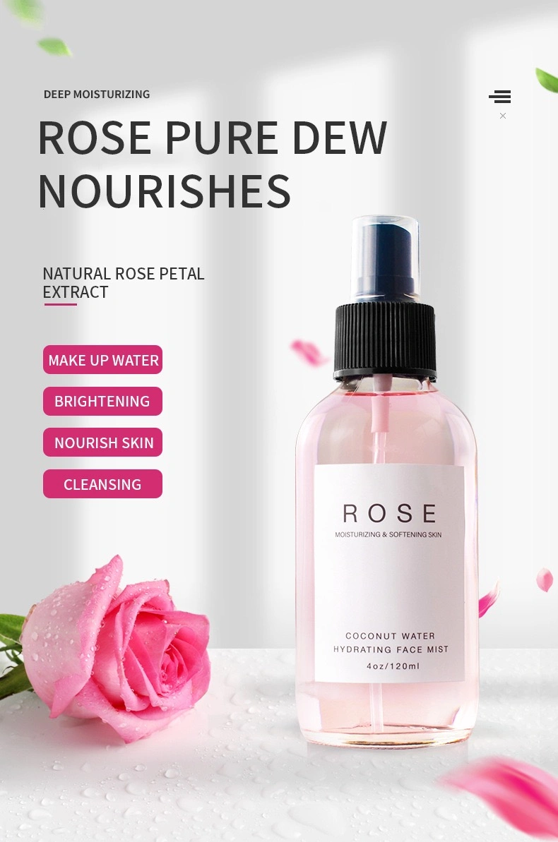 Private Label Face Toner Pure Natural Moisturizing Face Rose Toner