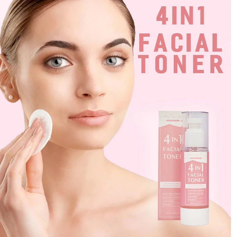 Beauty Cosmetics Skin Care Salicylic Acid Vitamin C Collagen 4in1 Face Toner