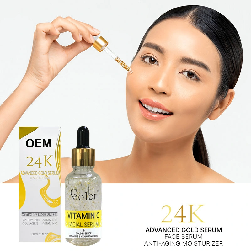 Skin Care 24K Gold Serum Whitening Facial Essence Vitamin C Face Serum Face Care Serum Brightening Facial Serum