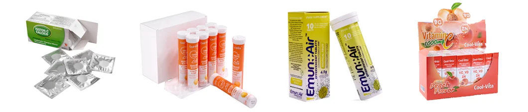 Wholesale Adult Immune Boosters Customized Vitamin Supplement Multivitamin Calcium Collagen Effervescent Tablet Skin Whitening Vitamin C Tablet