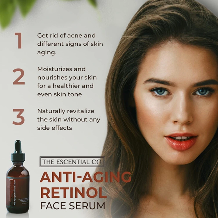 Professional Custom Anti Aging Acne Treatment Retinol Face Serum