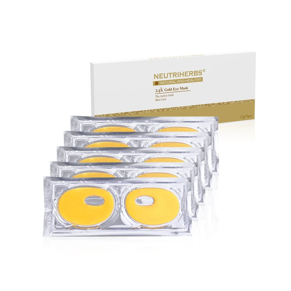 Natural Moisturizing Skin Hydrating Remove Dark Circles 24K Gold Gel Eye Mask