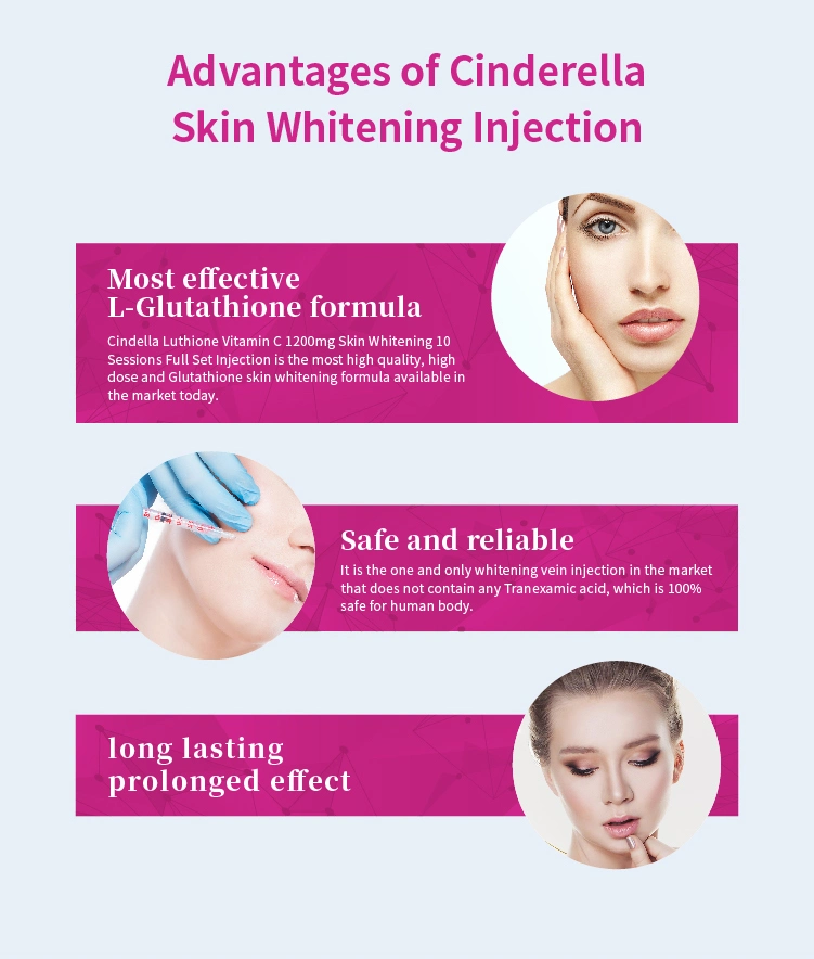 Hot Selling Skin Whitening Injection Vitamin C Injectable for Skin