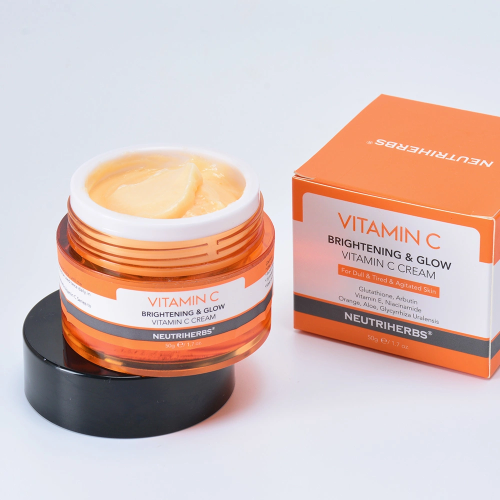 Private Label Wholesale Facial Skincare Bleaching Whitening Brightening Vitamin C Face Cream