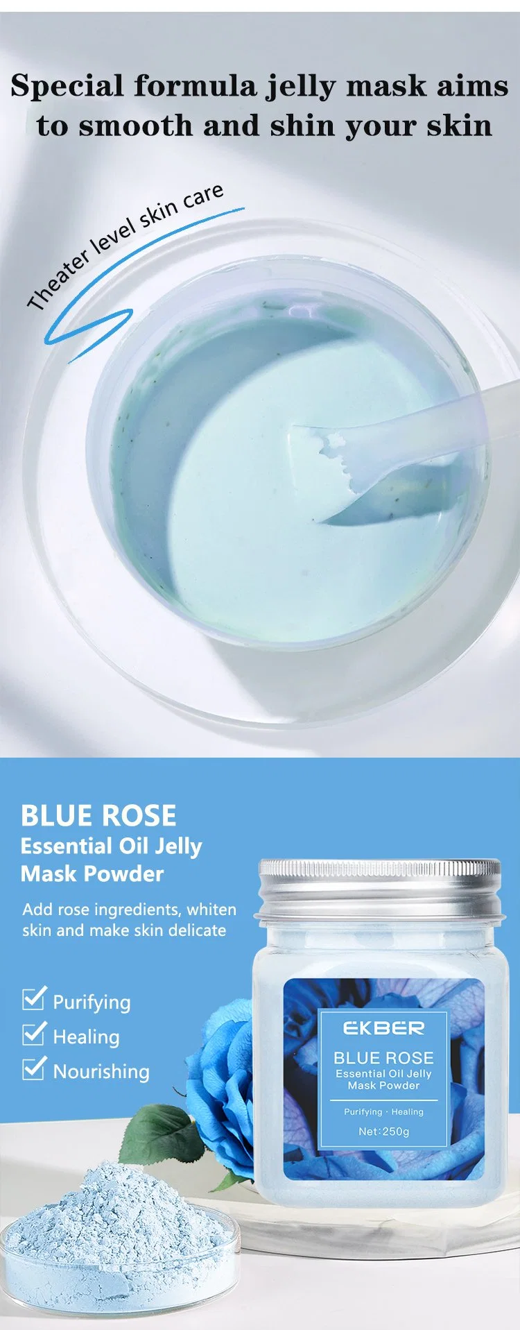 Hydrogel Jelly Powder Mask Whitening Cherry Peel off Powder Facial Mask