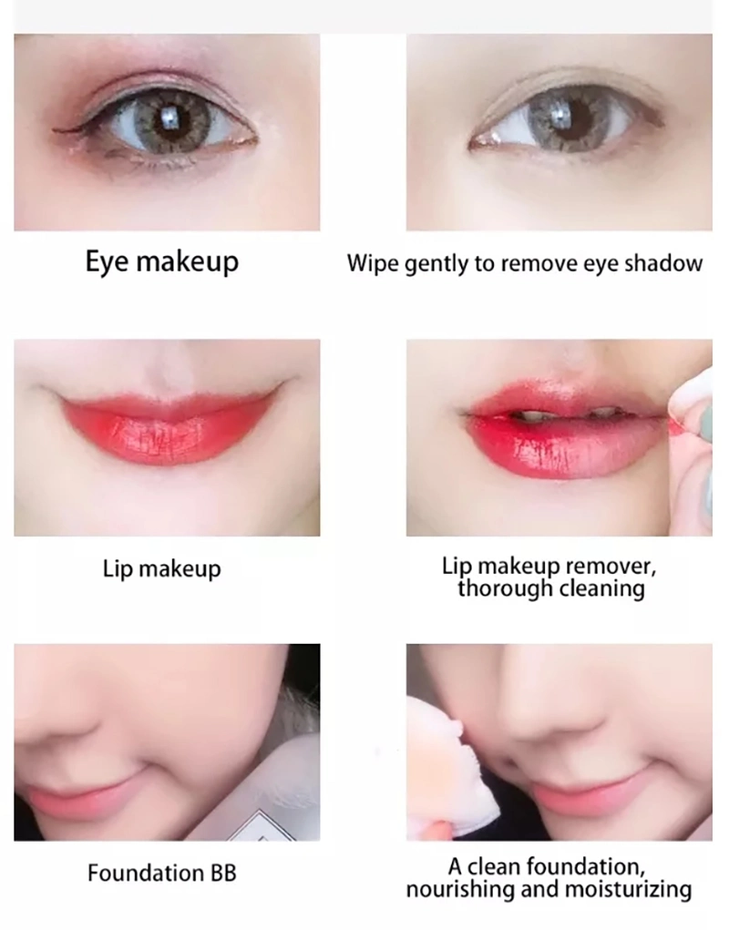 OEM Private Label Oil Free Pore Clarifying Cleansing Face Lip Eye Makeup Remover Liquid Water