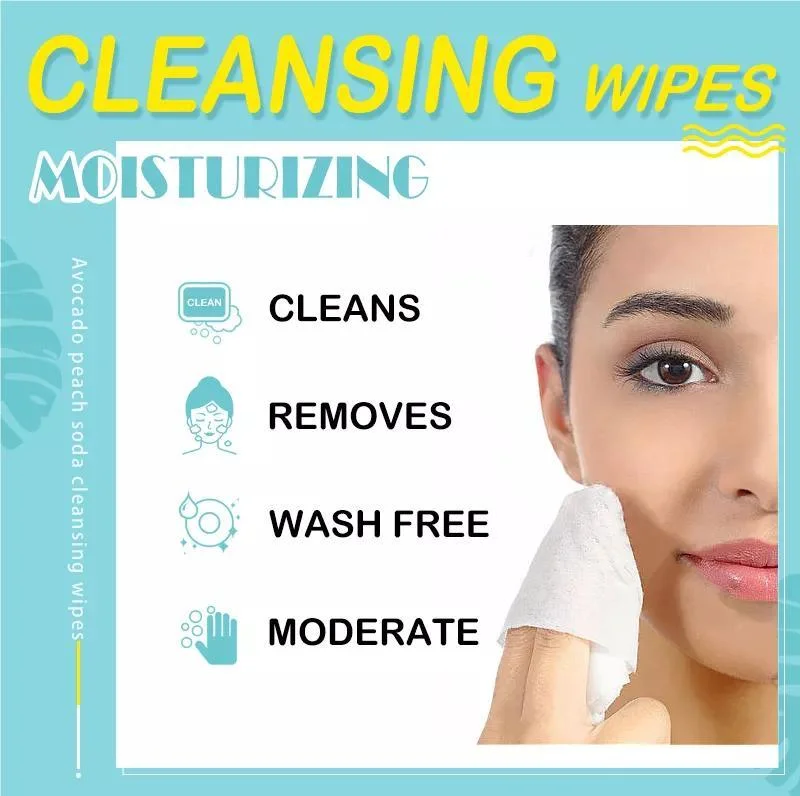 Private Label Cleansing Face Min Eye Low MOQ Makeup Remover Wipes for Women
