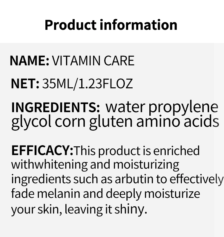 Hot Selling Hyaluronic Acid Vitamin C Anti-Aging Moisturizing Face Serum