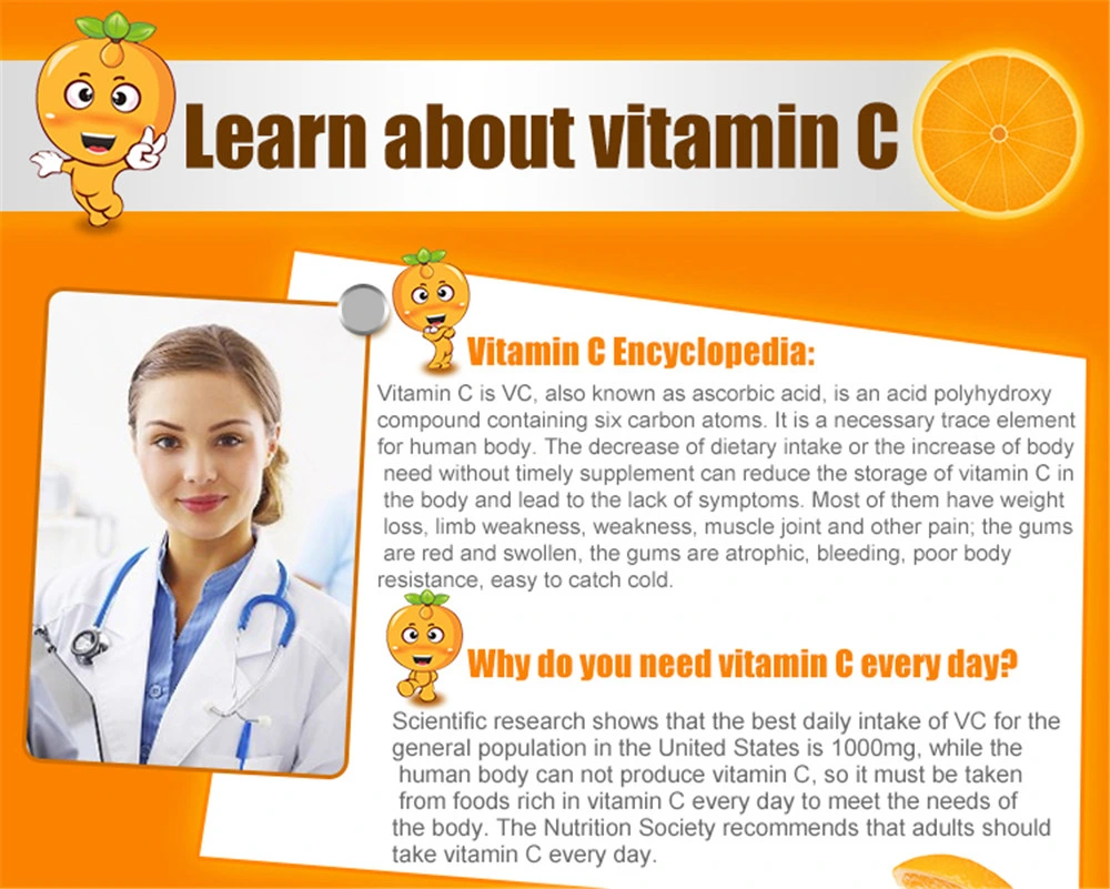 Skin Whitening Vitamin C 1000mg Effervescent Tablets