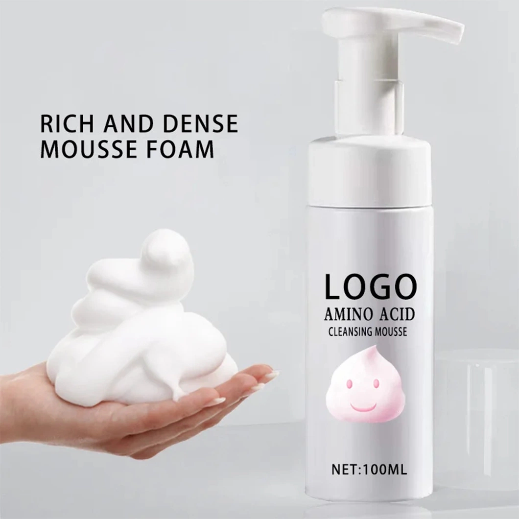 Ditong OEM ODM Press Foam Amino Acid Deep Cleansing Facial Cleanser