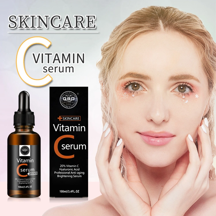 High Quality Private Label Vitamin C Serum Vc Whitening Hyaluronic Acid Moisturizing