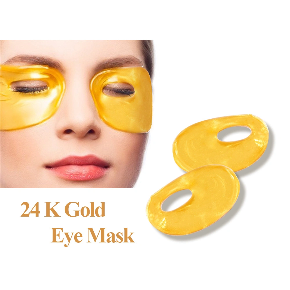 Natural Moisturizing Skin Hydrating Remove Dark Circles 24K Gold Gel Eye Mask