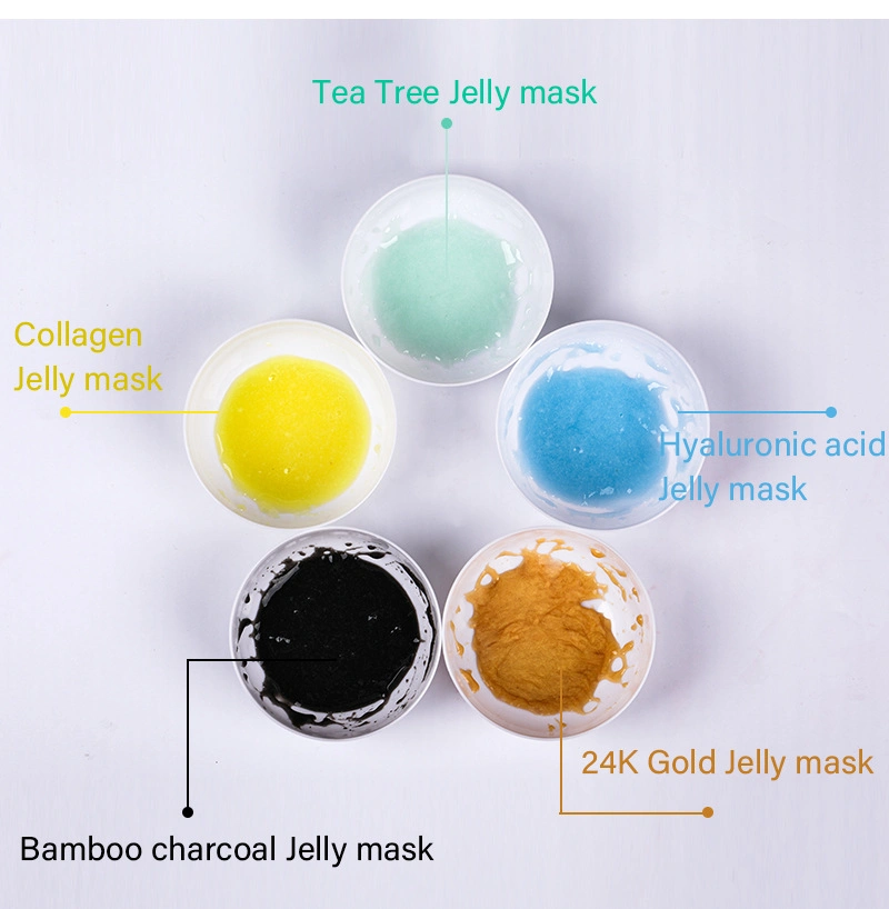 OEM Facial SPA Hydrojelly Powder Peel off Lavender Rose Jelly Mask