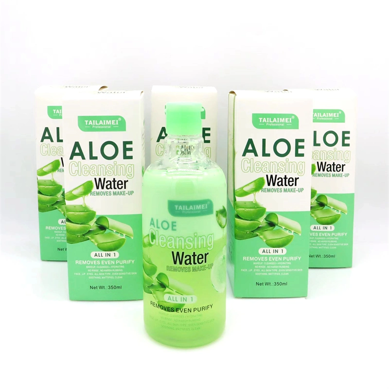 Tailaimei Custom Manufacturer 2 in 1 Aloe Makeup Removing Water Cleansing Oil Make up Remover Hydrating Makeup Remover for Face