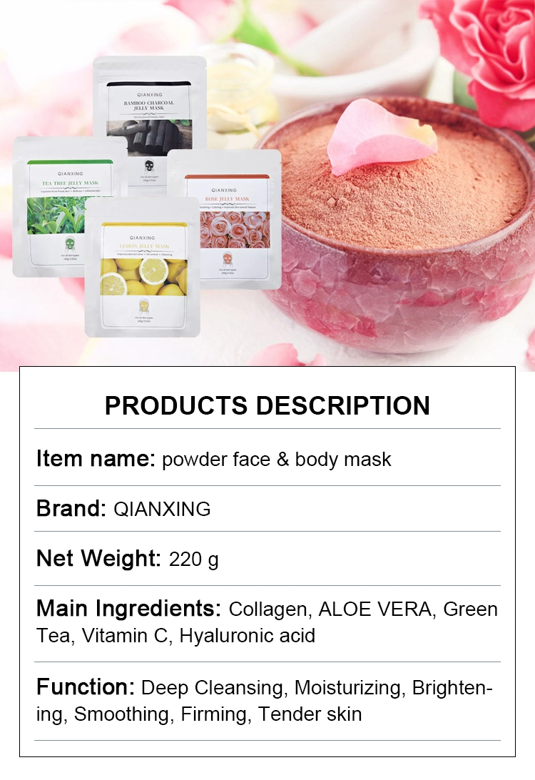 Beauty Fruit Powder Peel off Facemask Pearl Collagen Powder Beauty Mask