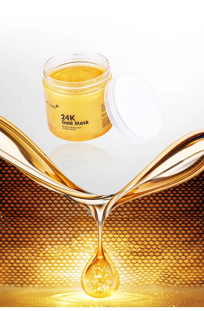 Wholesales Beauty Cosmetics Anti-Aging Moisturizing Pore Cleansing 24K Gold Peel off Facial Mask