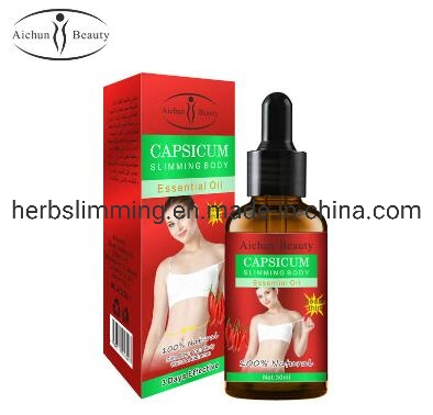 Aichun Capsicum Slimming Body Essential Oil 100% Natural 3 Day Effective 30ml