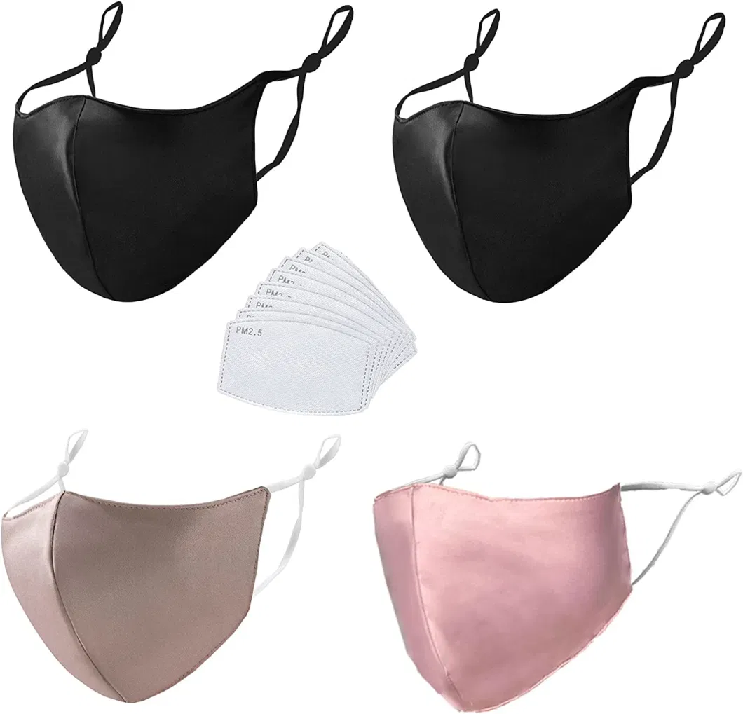 Disposable Face Masks &ndash; One Size Fits Men and Women Adult Disposable Face Mask. Cream, Pink Mask Collection.