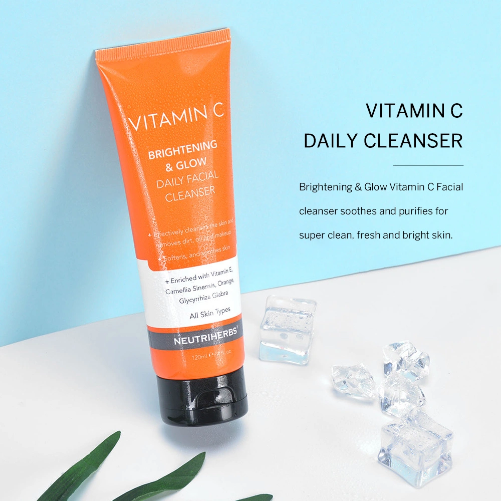 Wholesale Skin Care Organic Deep Refreshed Cleanser for Oily Skin Vitamin C Facial Foam