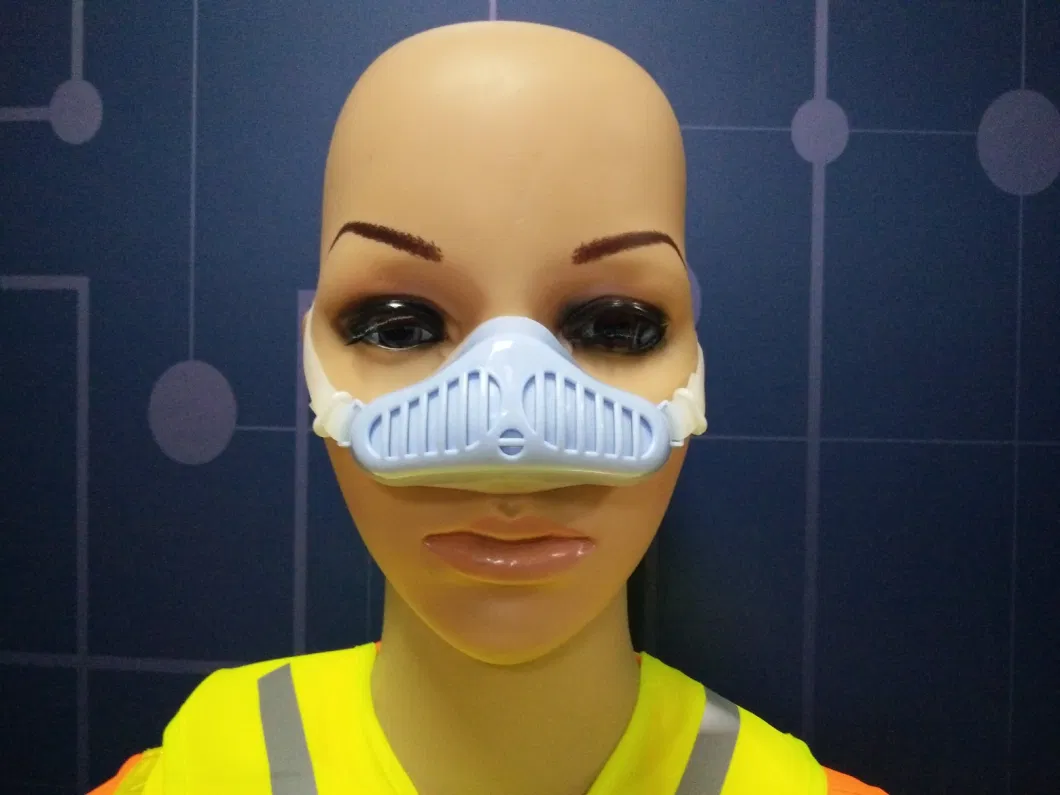 New Adjustable 2PCS Filter Pad Safety Silica Gel Nose Mask