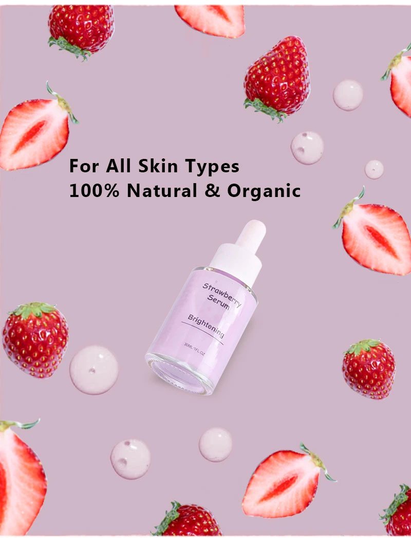 Aixin Organic Fruits Serum Skin Care Vitamin C Brightening Strawberry Face Milk Serum