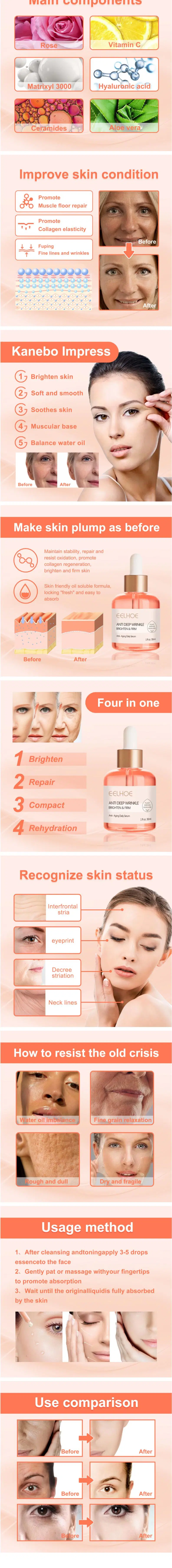 Online Wholesale in Stock Private Label Super Booster Ferulic Acid Brightening Facial Anti Ageing Vitamin C Instant Lift Whitening Face Serum