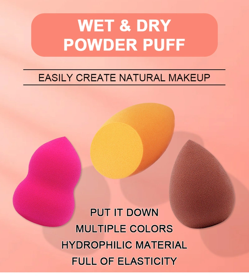 New Super Soft Latex-Free Custom Logo Mini Air Cushion Puff Cosmetic Makeup Sponge Powder Puff Concealer Makeup Sponge