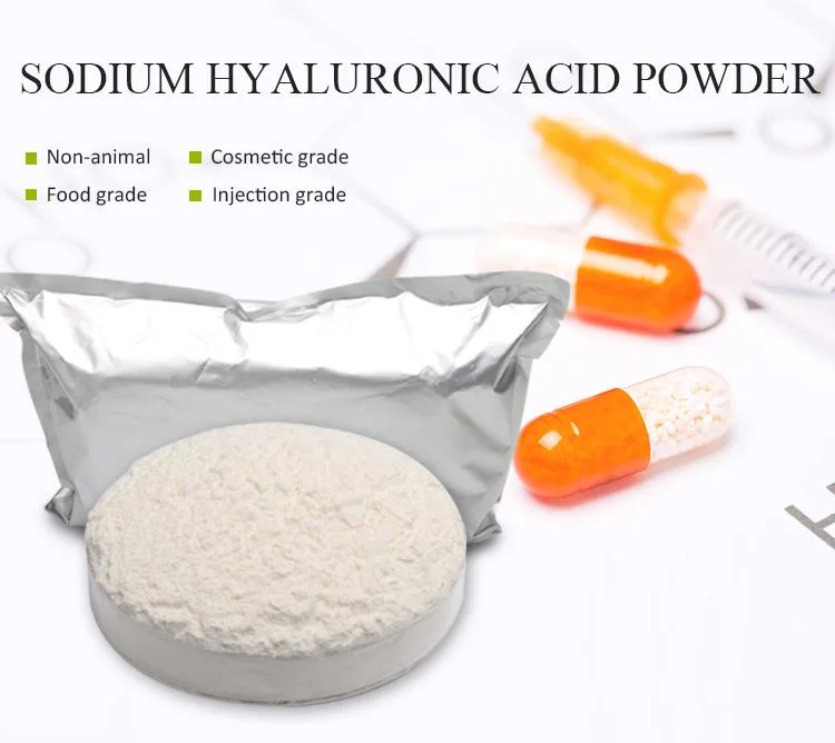 Hyaluronic Acid Acetylated Sodium Hyaluronate Powder New Efficient Skin Softening Factor