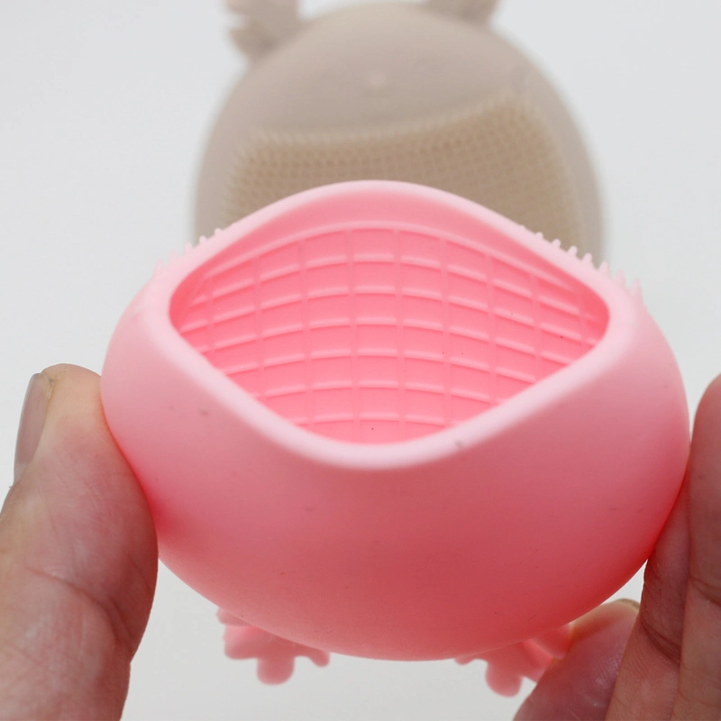 Portable Silicone Face Scrubber Food Grade Silicone Soft Facial Face Wash Brush Cleanser