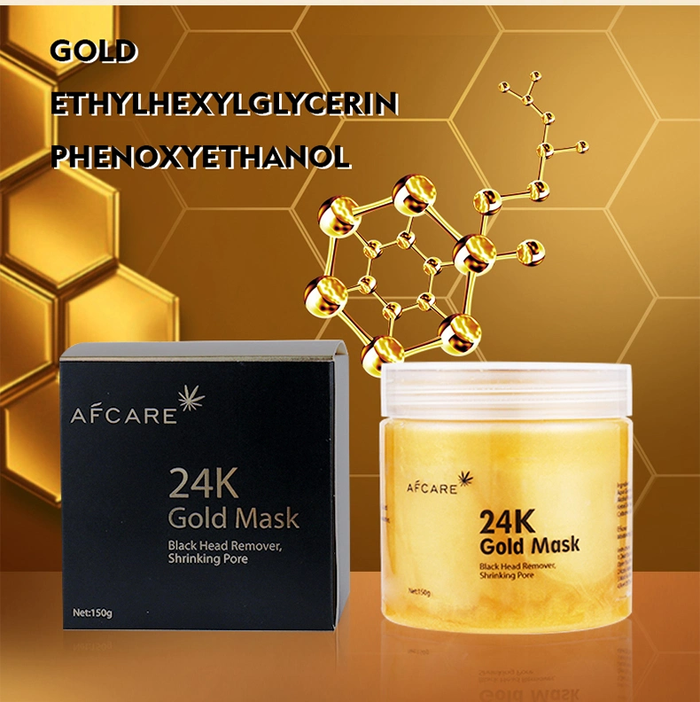 Wholesales Beauty Cosmetics Anti-Aging Moisturizing Pore Cleansing 24K Gold Peel off Facial Mask
