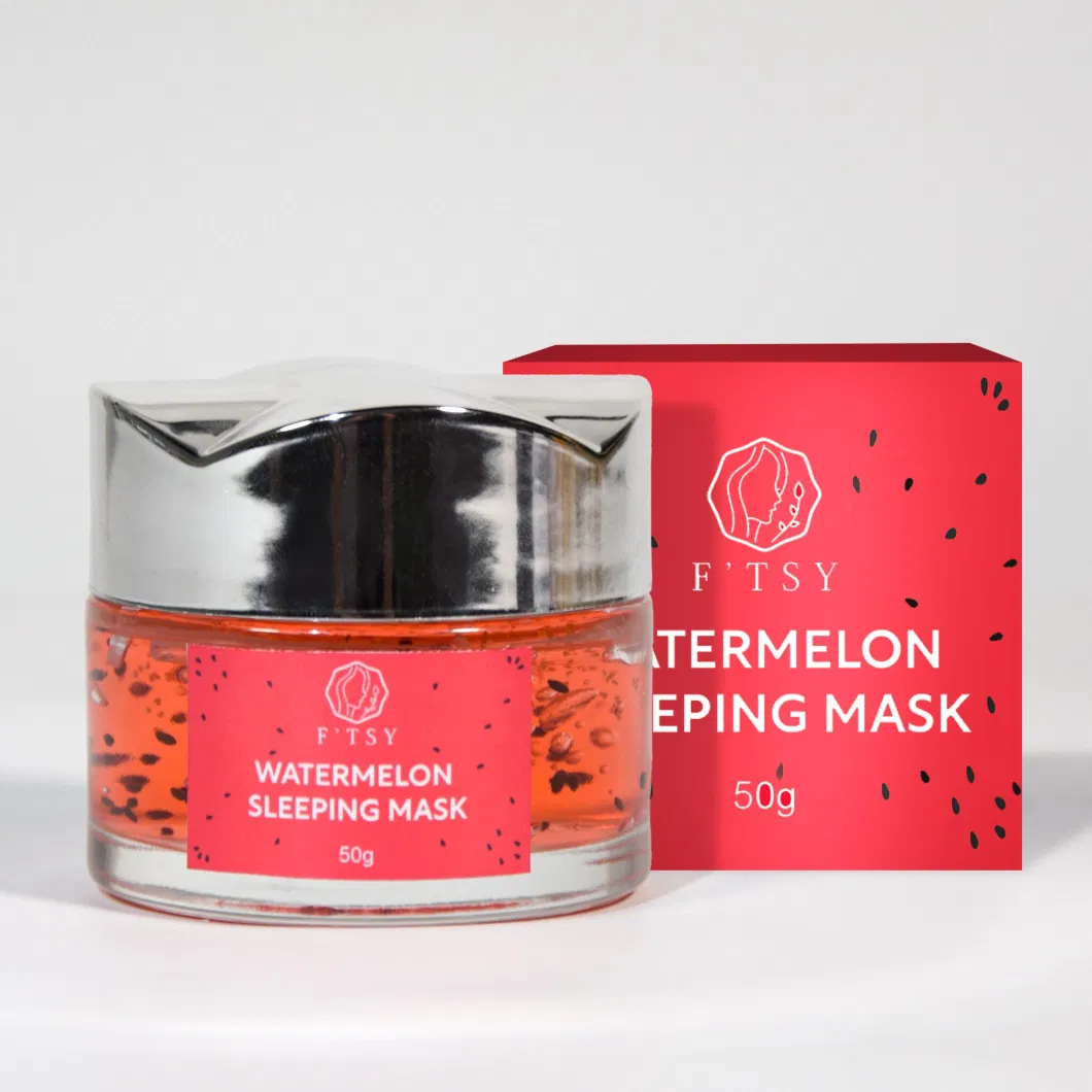 New Hot Selling Watermelon Mask Overnight Resurfacing Mask Hyaluronic Acid Moisturizing Sleeping Mask