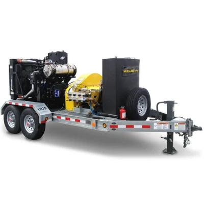 Motor Diesel 2758bar 174HP máquina de chorro de agua a alta presión Limpiador de agua