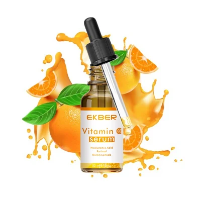 Logotipo personalizado vitamina C en suero Facial Whitening iluminando el 20% Puro líquido para la piel Suero Hidratante