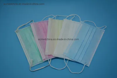  Máscara facial Ear-Loop Non-Woven desechables o tie-on